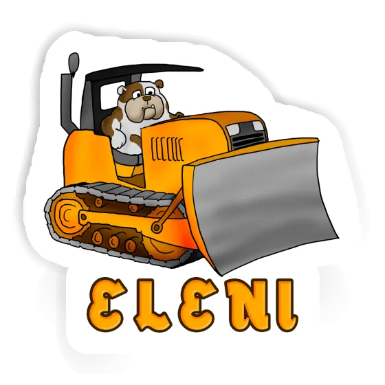 Eleni Sticker Bulldozer Notebook Eleni Sticker Bulldozer Gift package Image