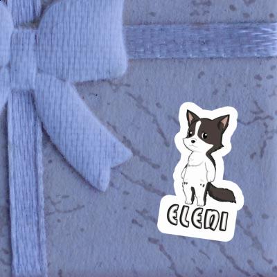 Autocollant Collie border Eleni Laptop Image