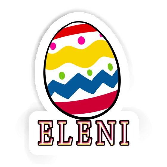 Autocollant Oeuf de Pâques Eleni Notebook Autocollant Oeuf de Pâques Eleni Gift package Image