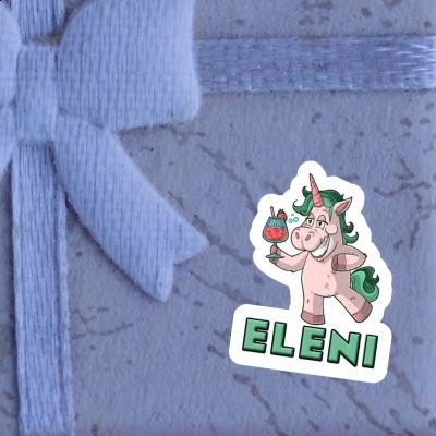 Autocollant Licorne festive Eleni Notebook Autocollant Licorne festive Eleni Notebook Image