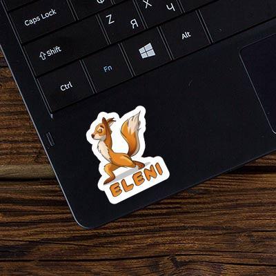 Sticker Yoga-Eichhörnchen Eleni Gift package Image