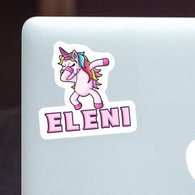 Dabbing Unicorn Sticker Eleni Gift package Image