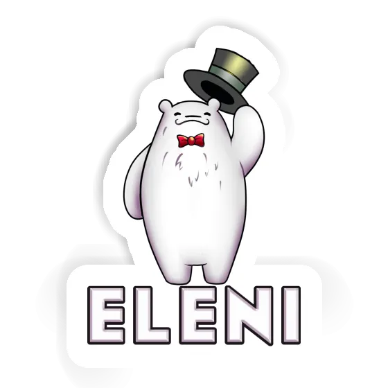 Aufkleber Eisbär Eleni Notebook Image