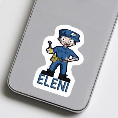 Autocollant Électricien Eleni Autocollant Électricien Eleni Image