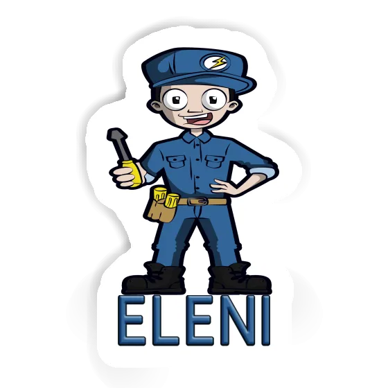 Autocollant Électricien Eleni Notebook Autocollant Électricien Eleni Gift package Image