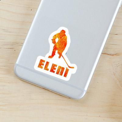 Aufkleber Eishockeyspieler Eleni Image