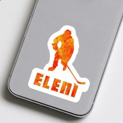 Aufkleber Eishockeyspieler Eleni Notebook Aufkleber Eishockeyspieler Eleni Notebook Image