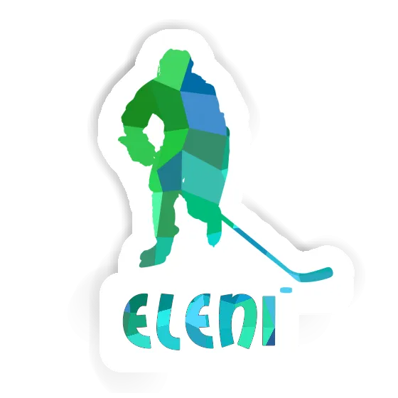 Aufkleber Eishockeyspieler Eleni Laptop Aufkleber Eishockeyspieler Eleni Laptop Image