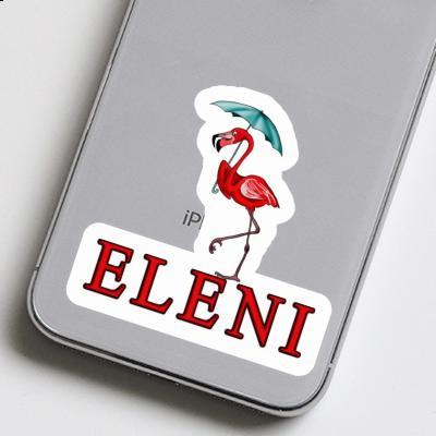 Sticker Eleni Flamingo Notebook Image