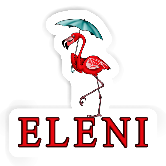 Flamingo Sticker Eleni Gift package Image