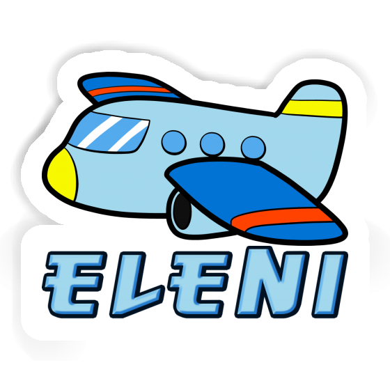 Autocollant Avion Eleni Laptop Image