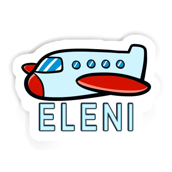 Sticker Airplane Eleni Gift package Image
