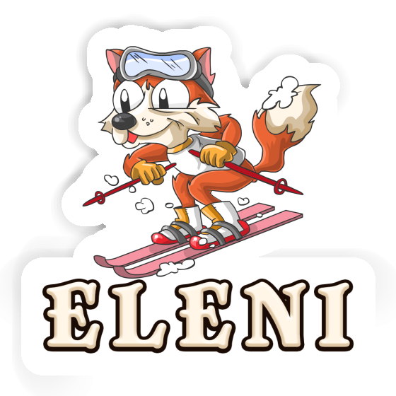Autocollant Eleni Skieur Gift package Image
