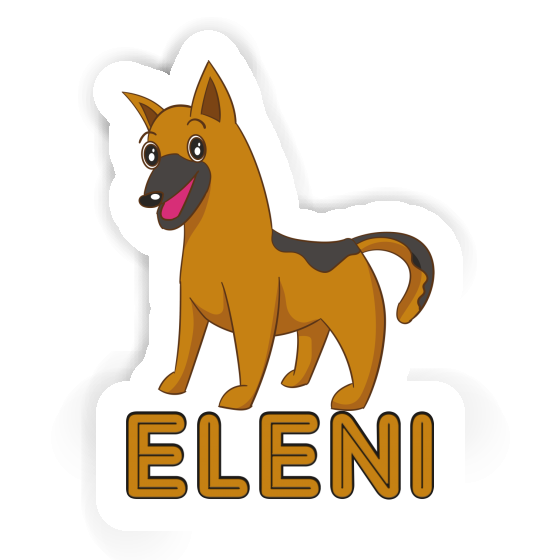 Sticker German Shepherd Eleni Image