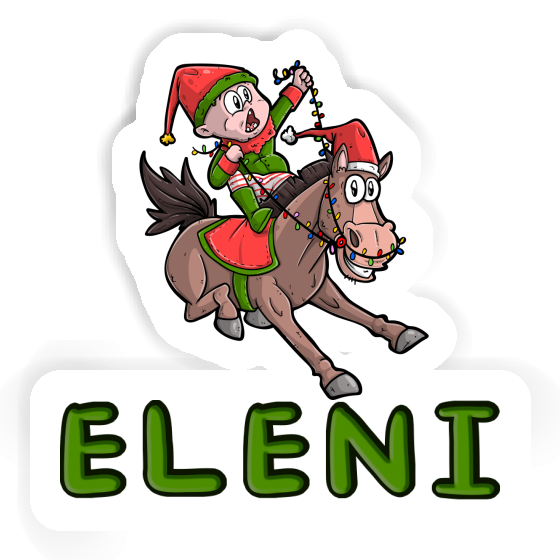 Autocollant Cheval de Noël Eleni Autocollant Cheval de Noël Eleni Image