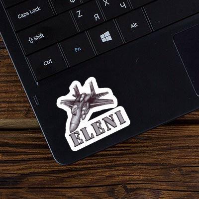 Plane Sticker Eleni Notebook Image
