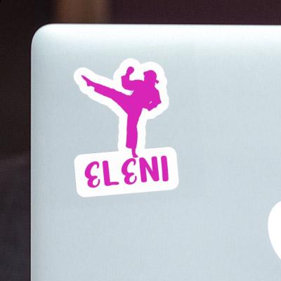 Sticker Karateka Eleni Notebook Image