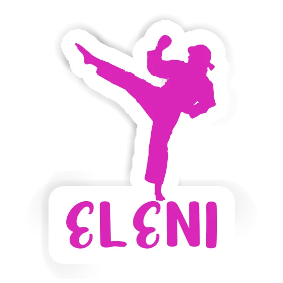 Sticker Karateka Eleni Laptop Image