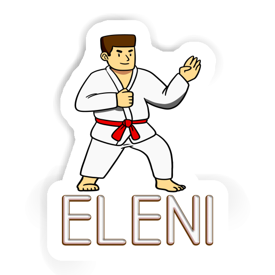 Eleni Sticker Karateka Notebook Image