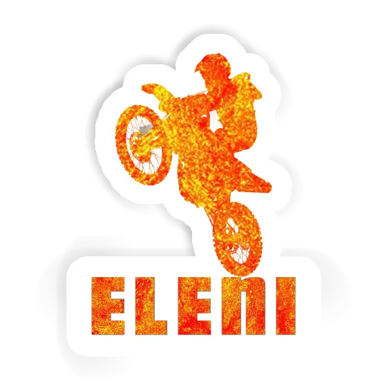 Motocrossiste Autocollant Eleni Notebook Image