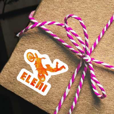 Sticker Eleni Motocross Jumper Laptop Image