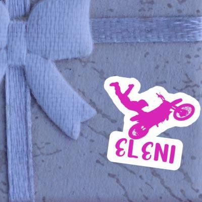 Eleni Autocollant Motocrossiste Notebook Image