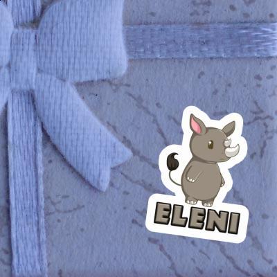 Sticker Eleni Rhinoceros Gift package Image
