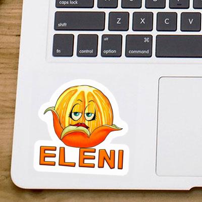 Eleni Sticker Orange Notebook Eleni Sticker Orange Notebook Image