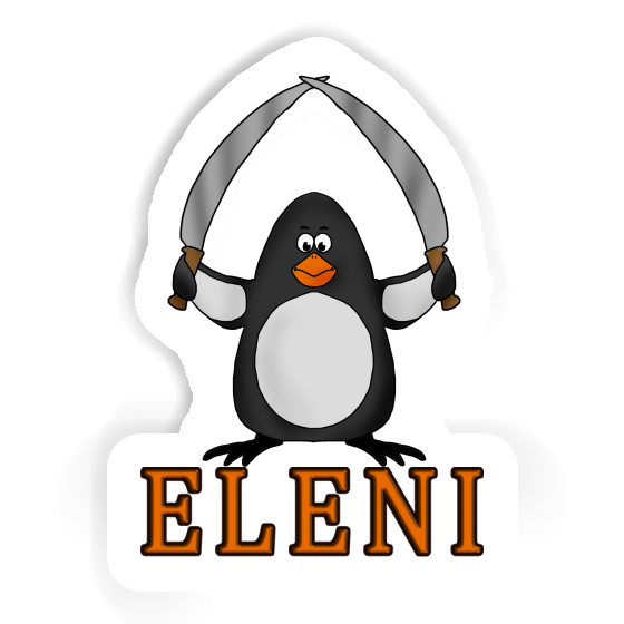 Pingouin de combat Autocollant Eleni Notebook Pingouin de combat Autocollant Eleni Notebook Image