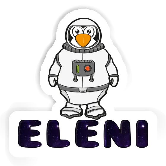 Aufkleber Eleni Astronaut Image