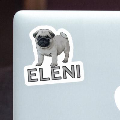 Aufkleber Mops Eleni Notebook Aufkleber Mops Eleni Notebook Image