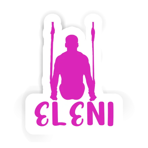 Eleni Sticker Ring gymnast Laptop Image