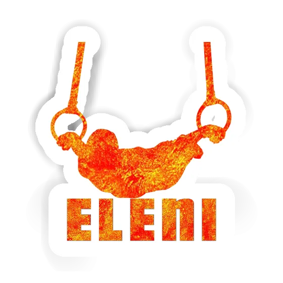 Sticker Ring gymnast Eleni Notebook Image