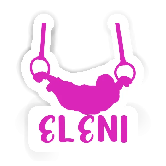 Autocollant Eleni Gymnaste aux anneaux Image
