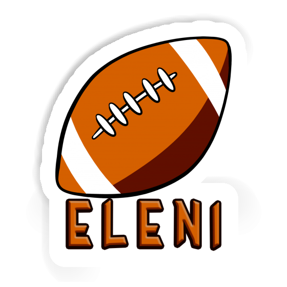 Eleni Sticker Rugby Laptop Image