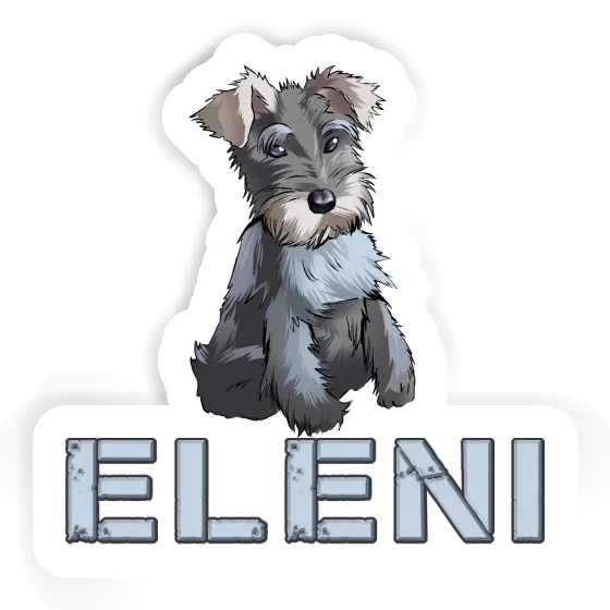 Autocollant Schnauzer Eleni Laptop Autocollant Schnauzer Eleni Laptop Image