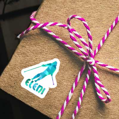 Eleni Aufkleber Skifahrerin Gift package Image
