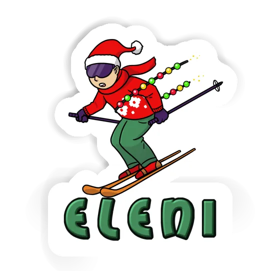 Sticker Eleni Skifahrer Notebook Sticker Eleni Skifahrer Notebook Image