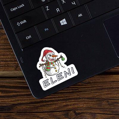 Bad Snowman Sticker Eleni Gift package Image