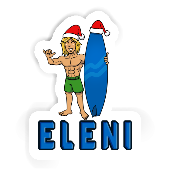 Eleni Sticker Weihnachtssurfer Notebook Eleni Sticker Weihnachtssurfer Gift package Image