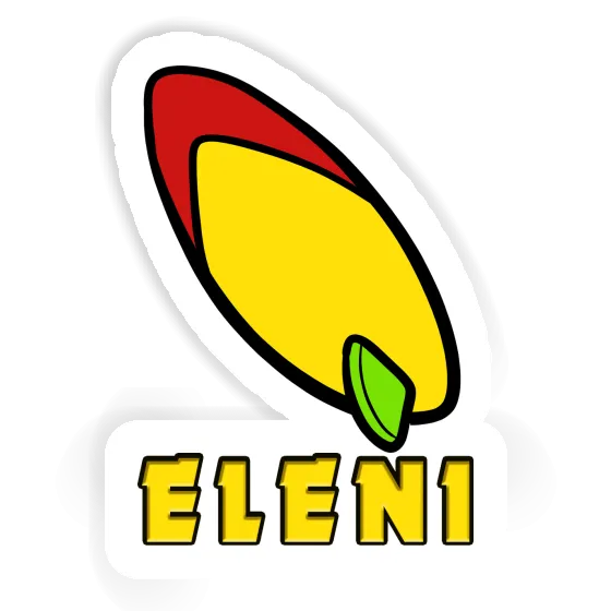 Planche de surf Autocollant Eleni Laptop Planche de surf Autocollant Eleni Laptop Image