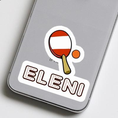 Sticker Eleni Table Tennis Paddle Notebook Sticker Eleni Table Tennis Paddle Gift package Image