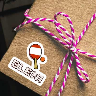 Sticker Eleni Table Tennis Paddle Notebook Sticker Eleni Table Tennis Paddle Gift package Image