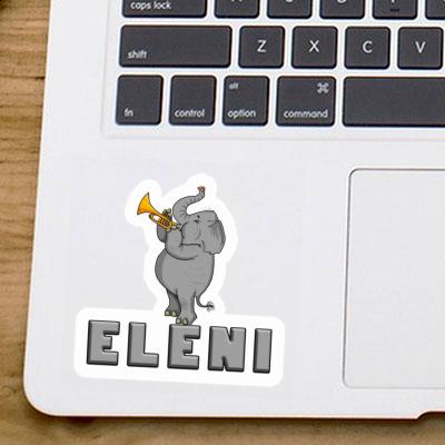 Aufkleber Trompeten-Elefant Eleni Laptop Aufkleber Trompeten-Elefant Eleni Laptop Image