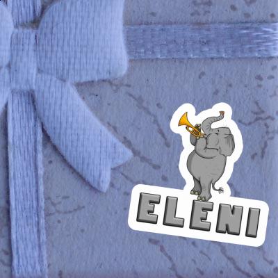 Eleni Autocollant Eléphant trompette Notebook Eleni Autocollant Eléphant trompette Notebook Image