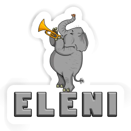 Eleni Autocollant Eléphant trompette Notebook Eleni Autocollant Eléphant trompette Gift package Image
