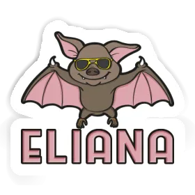 Aufkleber Fledermaus Eliana Image