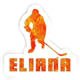 Sticker Hockey Player Eliana Image