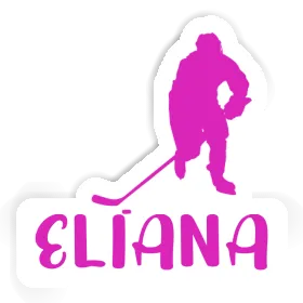 Eliana Sticker Hockey Player Image