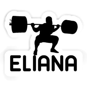 Autocollant Eliana Haltérophilie Image